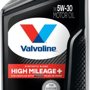 Valvoline High Mileage 150K with Maxlife Plus Technology Motor Oil SAE 5W-30 1 QT