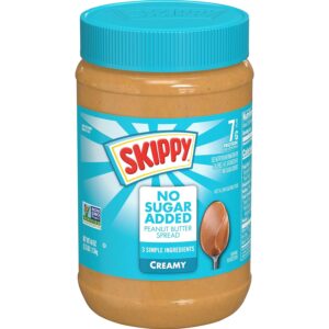 Creamy Peanut Butter Spread, No Sugar Added, 40 oz jar