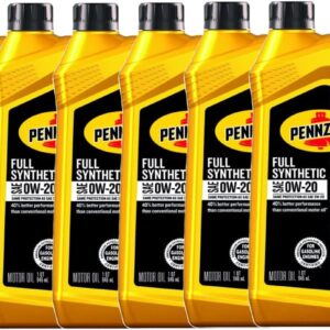 Pennzoil 0W-20 Gasoline Synthetic Motor Oil 1 qt - Total Qty: 66